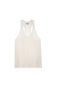 Top Abbie en cachemire - Ecru