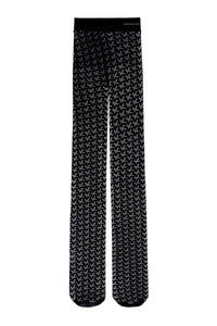 Collants à logo Résille Fogal X Zadig&Voltaire - Noir