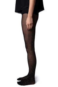 Collants à logo Gold Fogal X Zadig&Voltaire - Noir