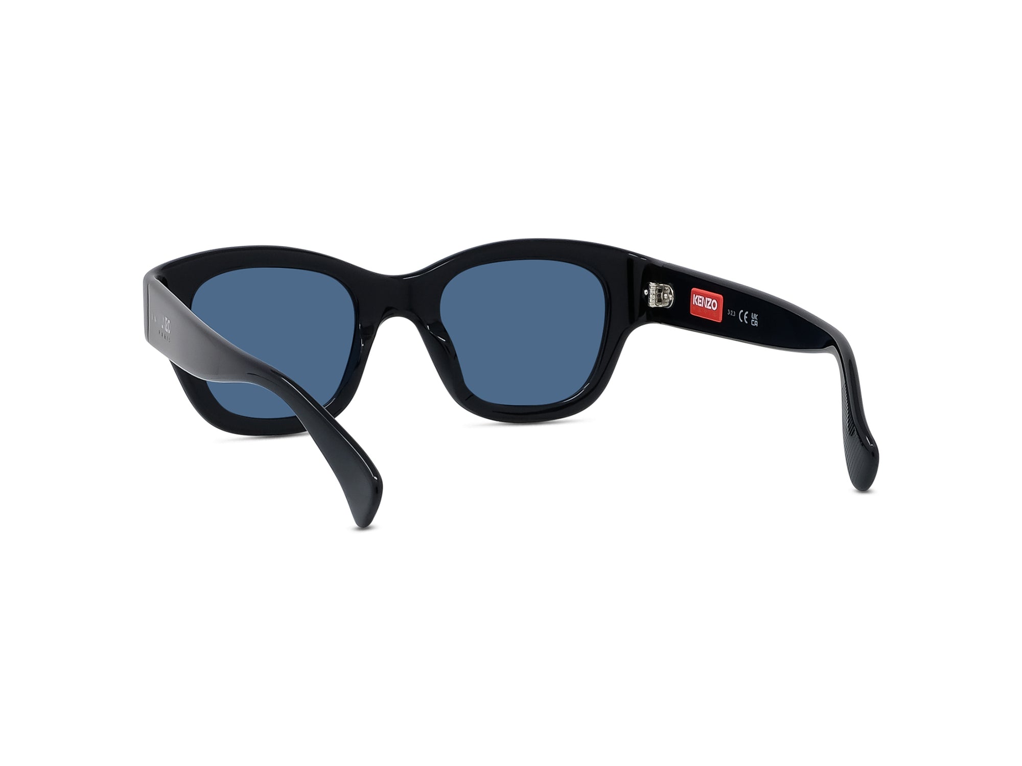 Sunglasses Boke Flower - Shiny Black  & Blue