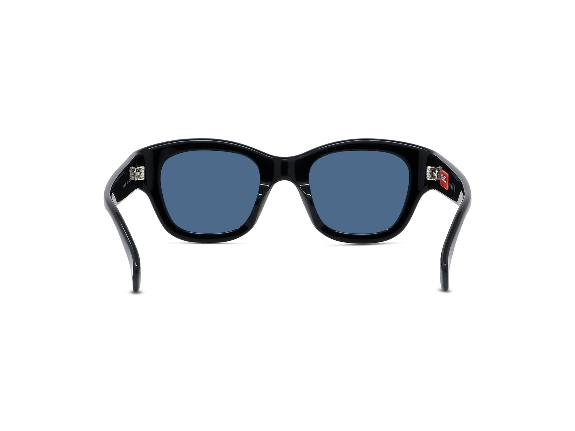 Sunglasses Boke Flower - Shiny Black  & Blue
