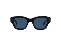 Sunglasses Boke Flower - Shiny Black  & Blue
