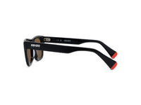 Sunglasses Aka - Shiny Black  & Brown