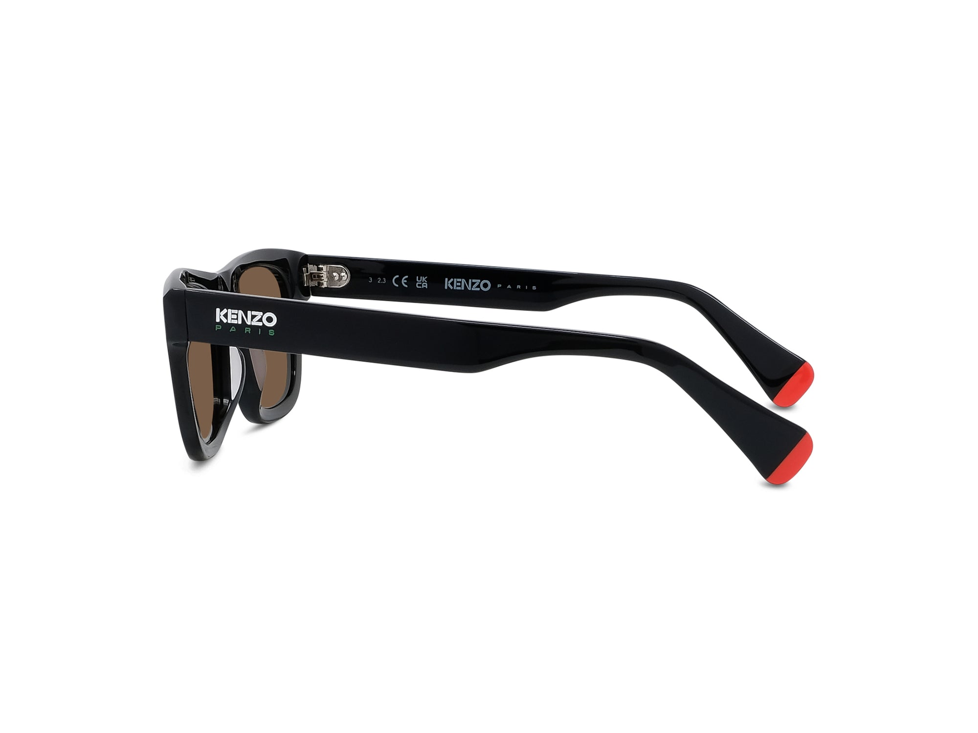 Sunglasses Aka - Shiny Black  & Brown