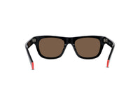 Sunglasses Aka - Shiny Black  & Brown