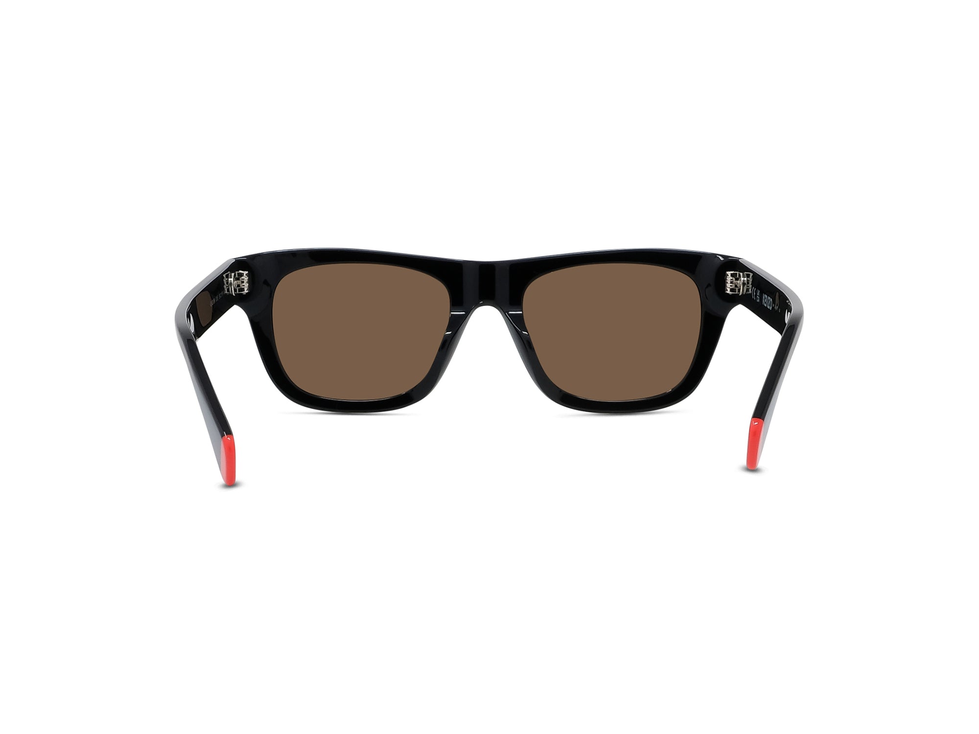 Sunglasses Aka - Shiny Black  & Brown