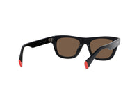 Sunglasses Aka - Shiny Black  & Brown