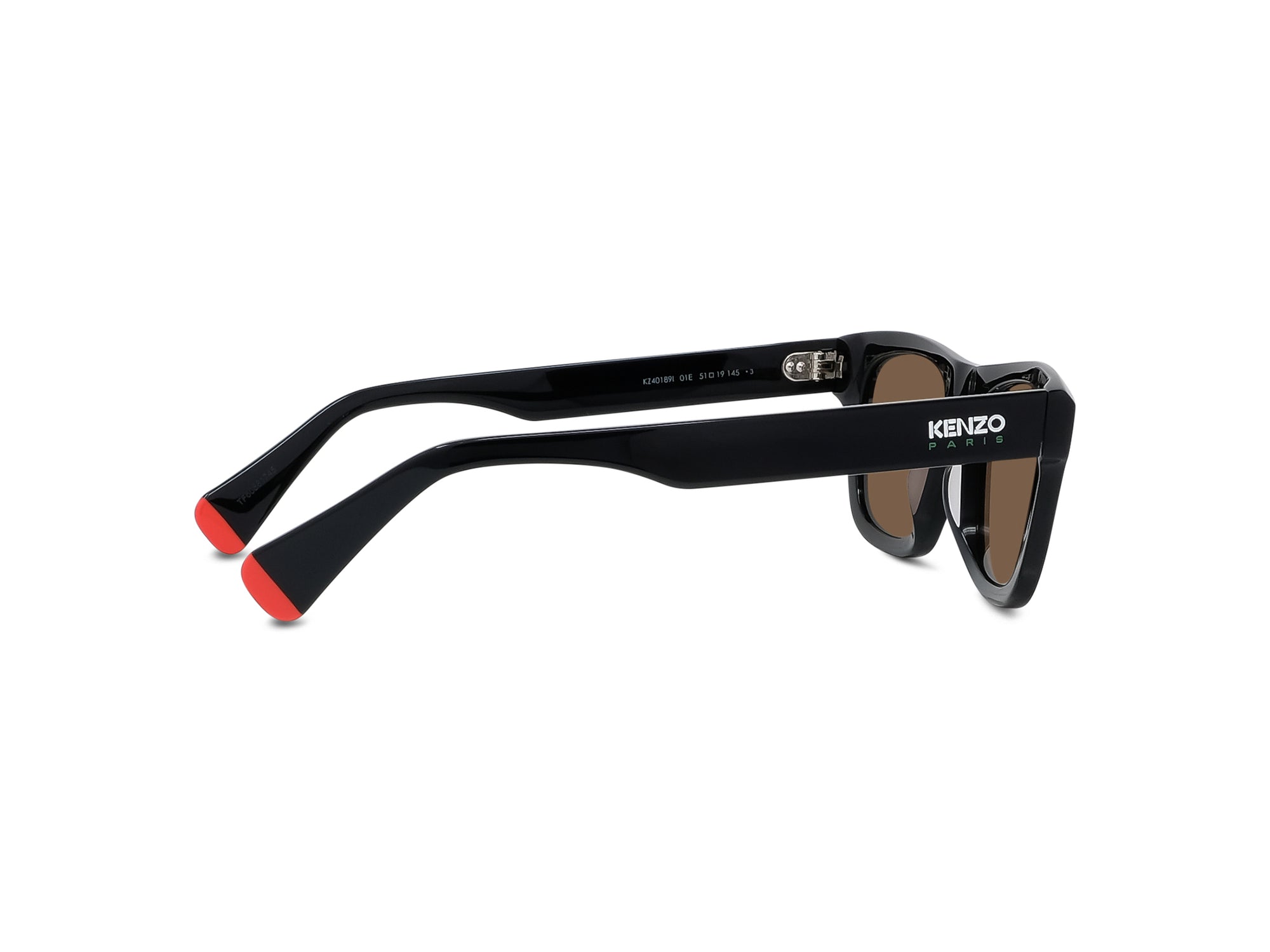 Sunglasses Aka - Shiny Black  & Brown