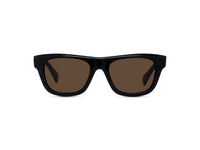 Sunglasses Aka - Shiny Black  & Brown