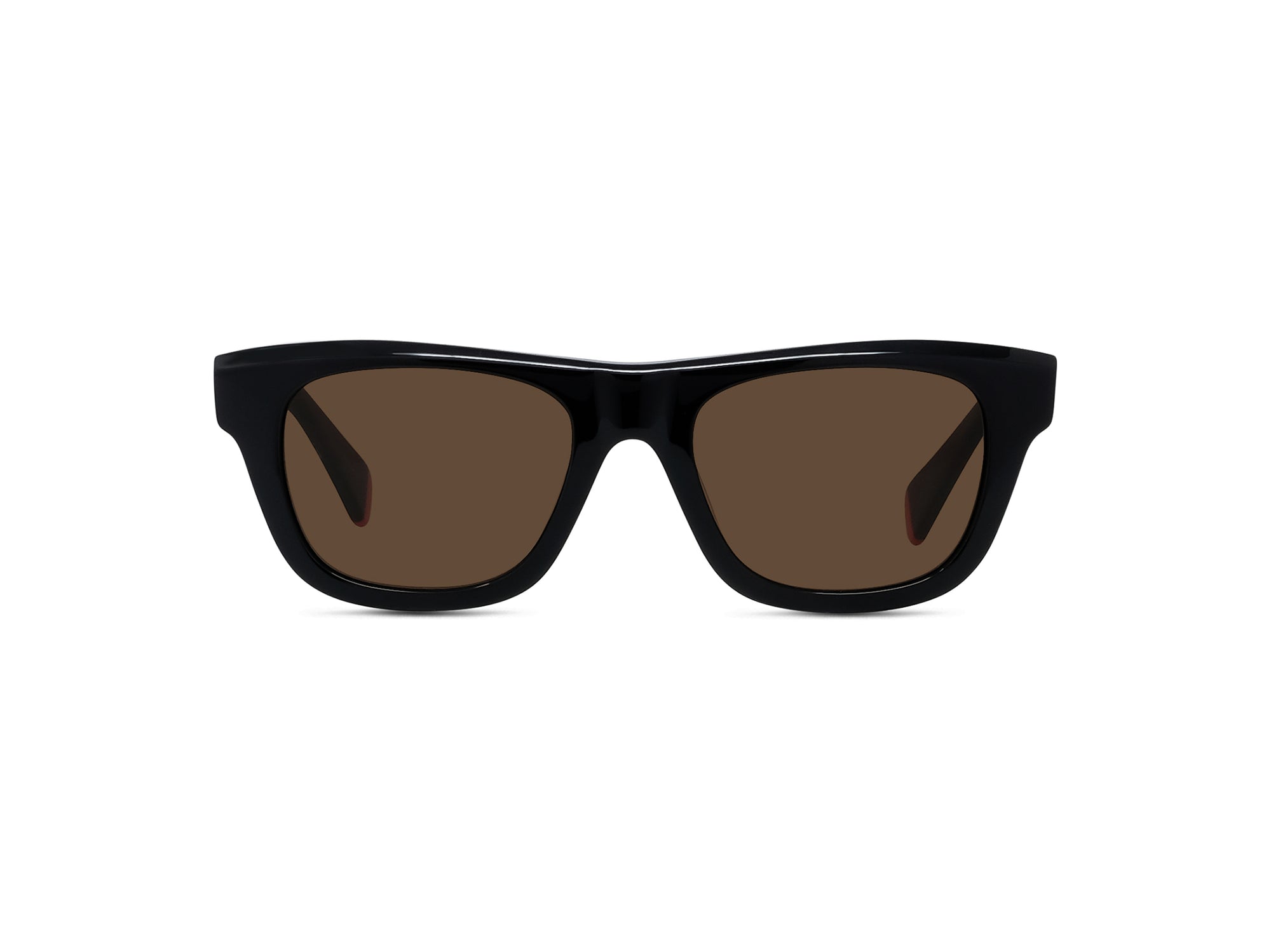 Sunglasses Aka - Shiny Black  & Brown