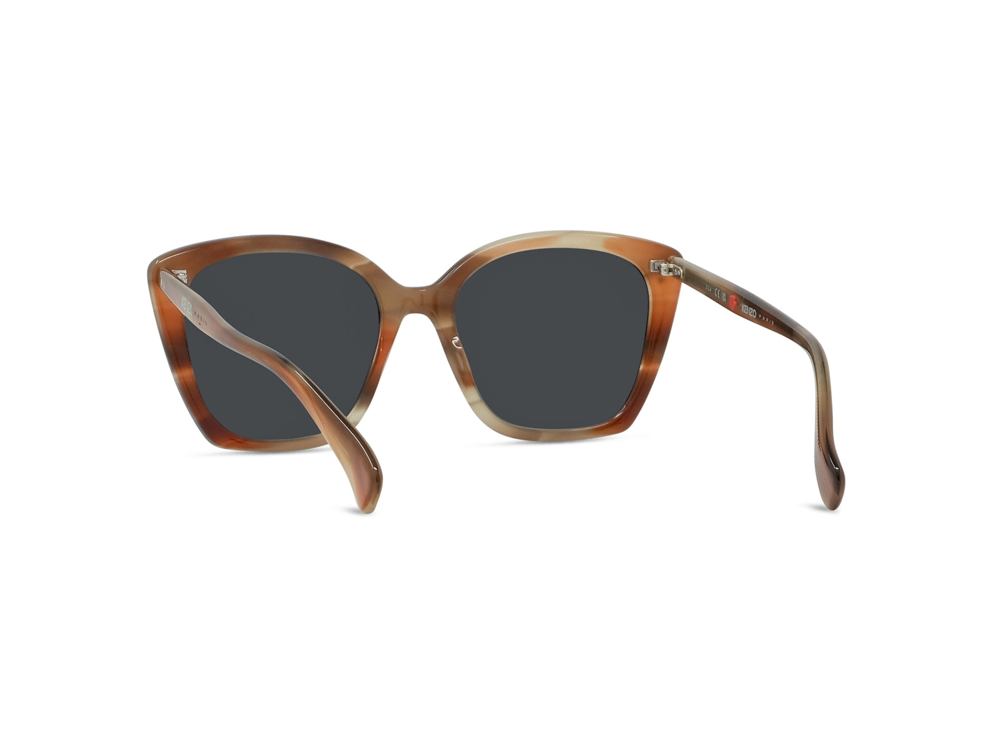 Sunglasses Boke Flower - Coloured Horn & Smoke