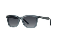 Sunglasses Weave - Shiny Blue & Gradient Smoke