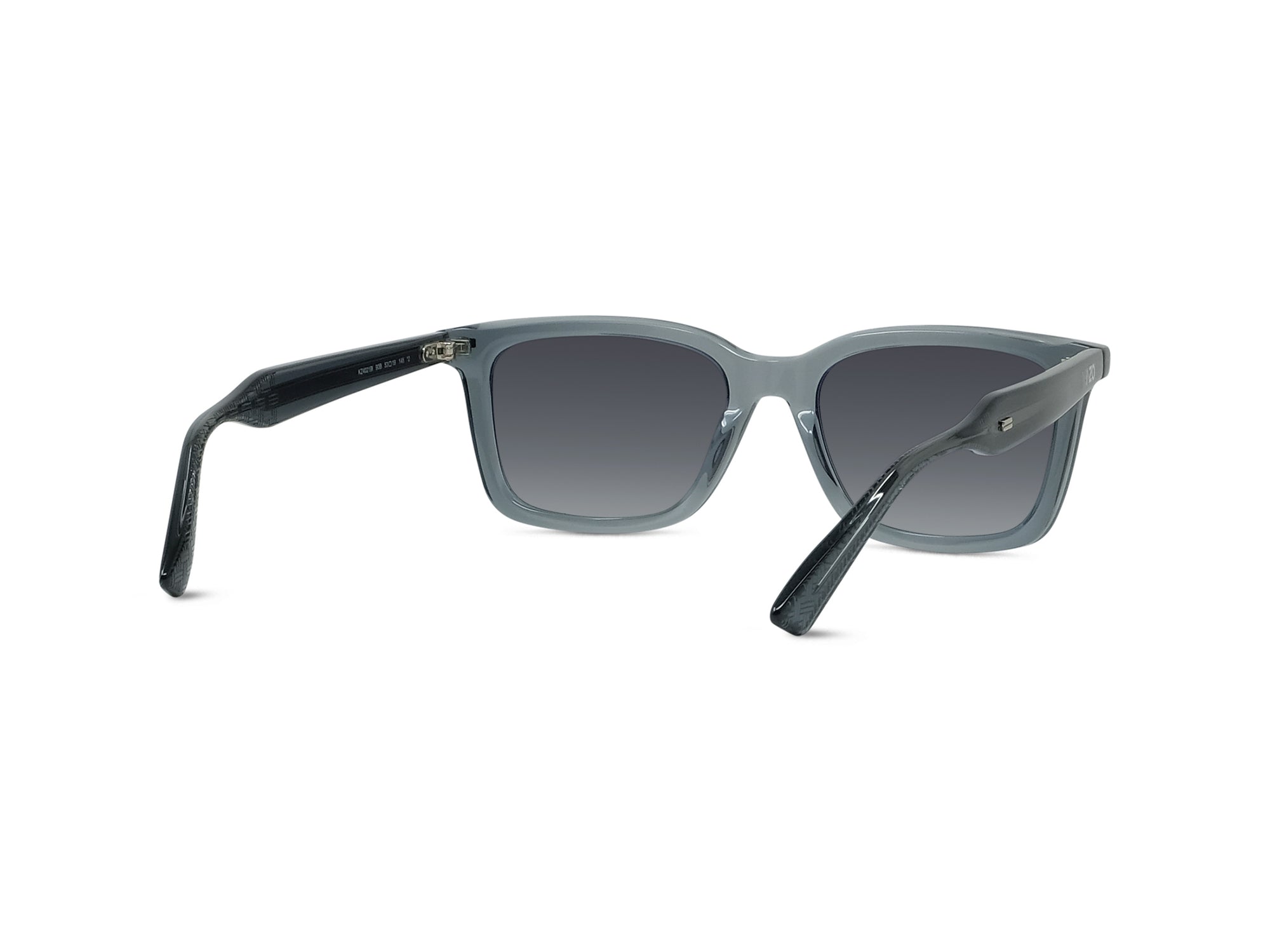 Sunglasses Weave - Shiny Blue & Gradient Smoke