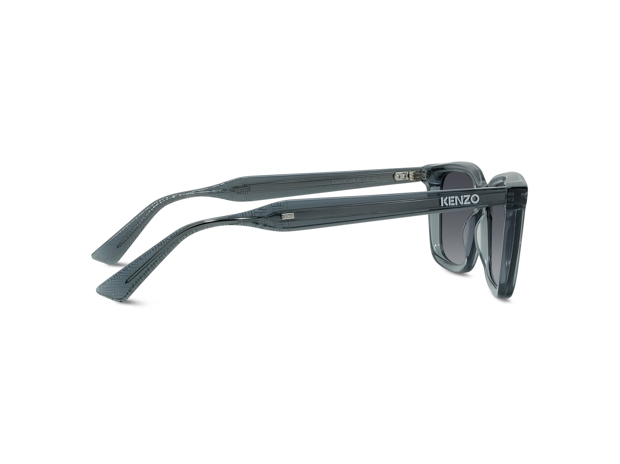 Sunglasses Weave - Shiny Blue & Gradient Smoke