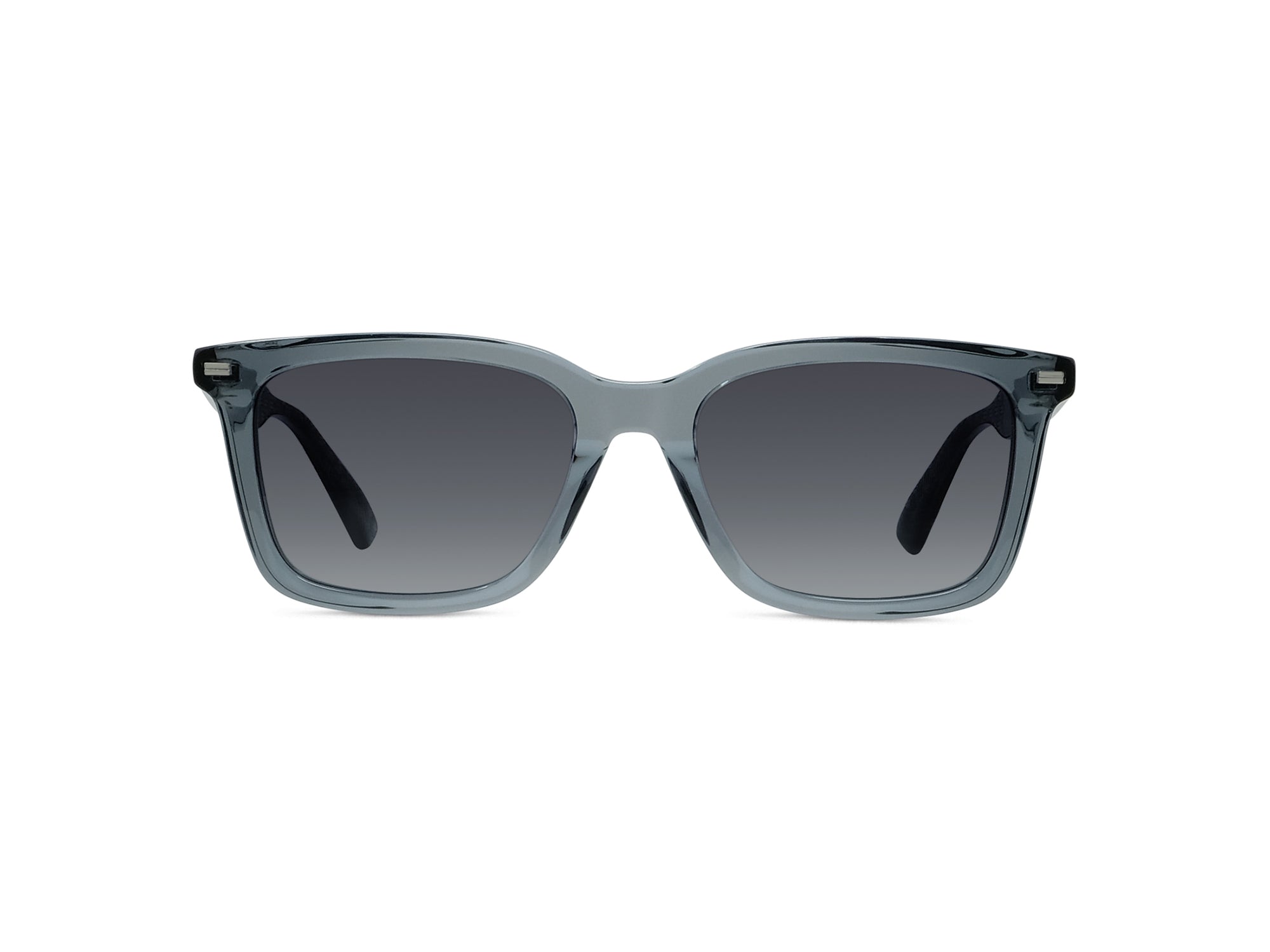 Sunglasses Weave - Shiny Blue & Gradient Smoke