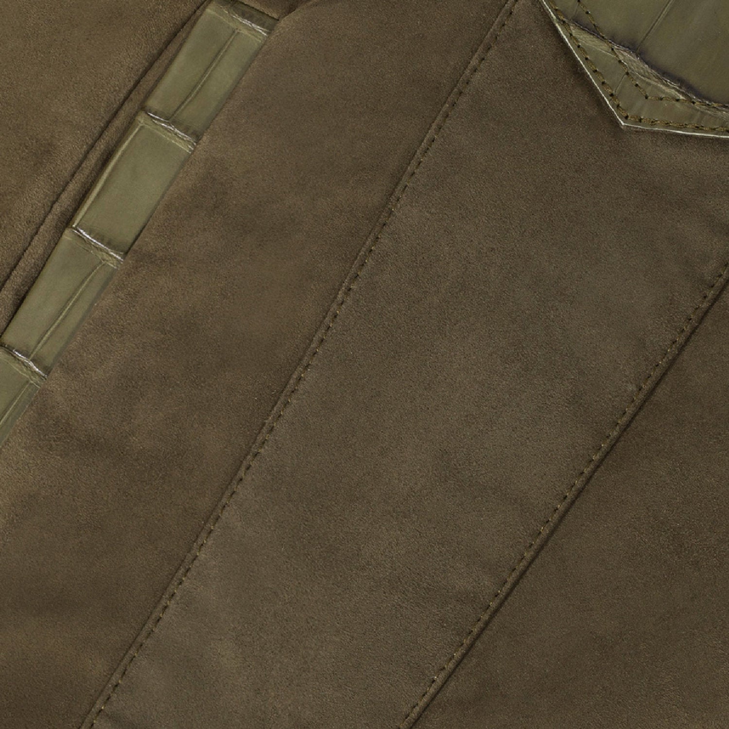 Blouson texturés exotique en soie - Vert