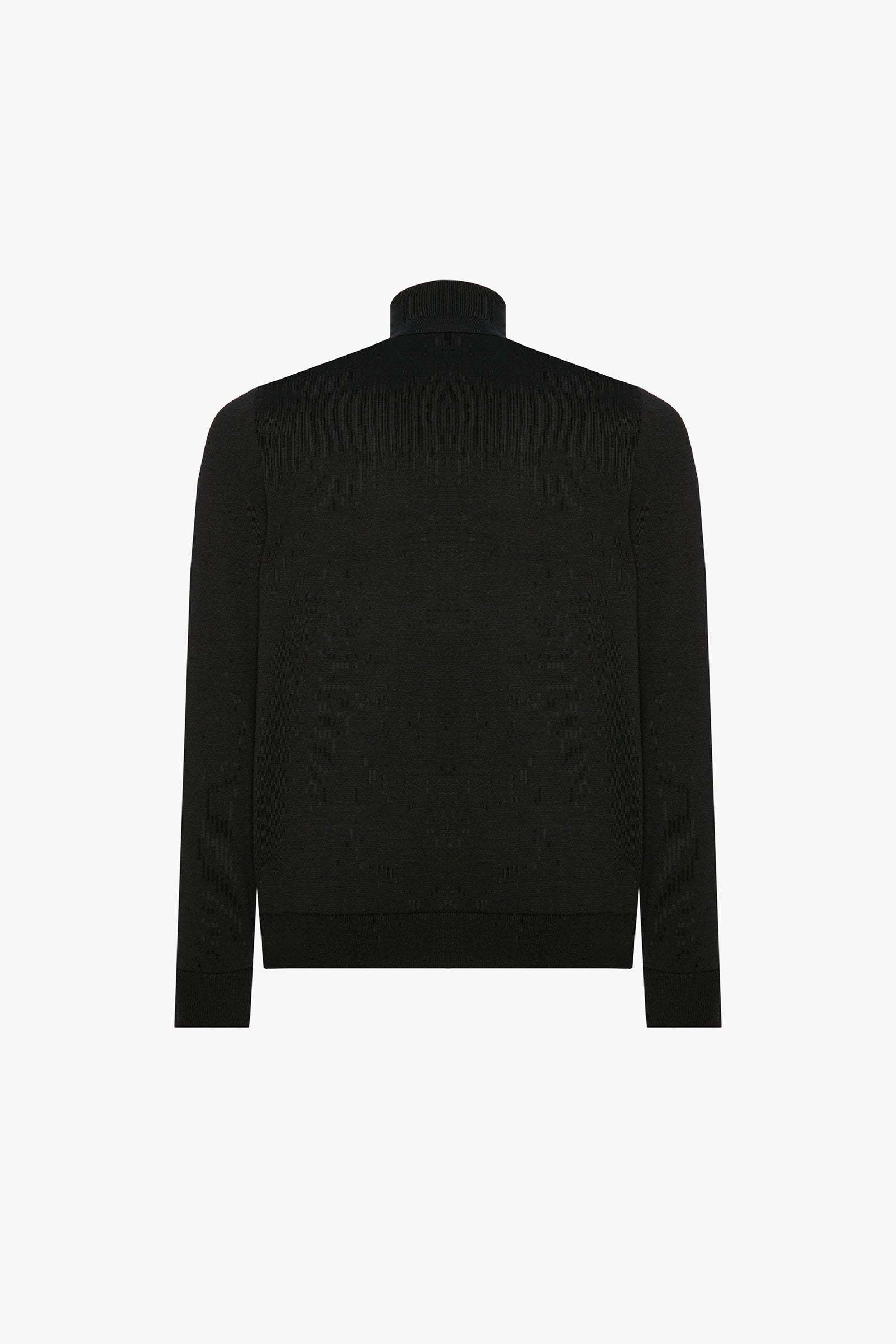 Cardigan en soie mélangée - Marron & Noir