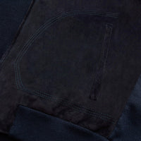 Cardigan à col montant et fermeture éclair en laine - Dark Navy