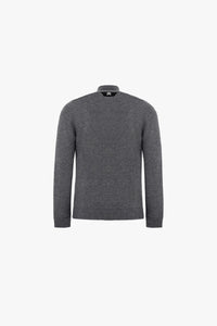 Cardigan zippé à maille torsadée en cachemire - Gris