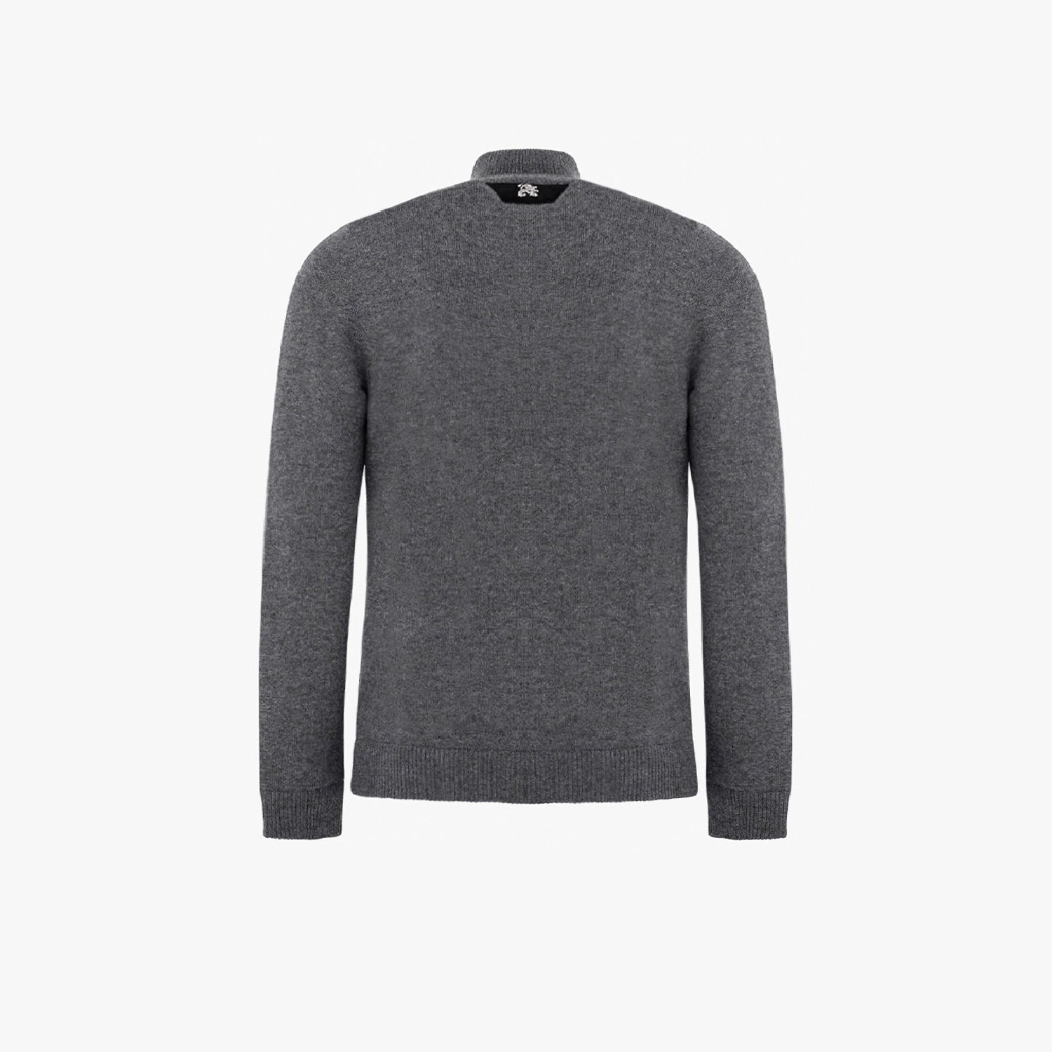 Cardigan zippé à maille torsadée en cachemire - Gris