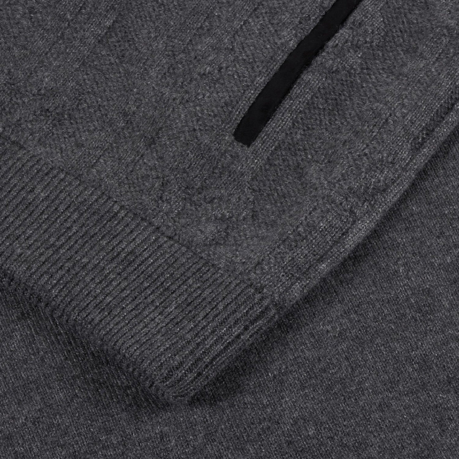 Cardigan zippé à maille torsadée en cachemire - Gris