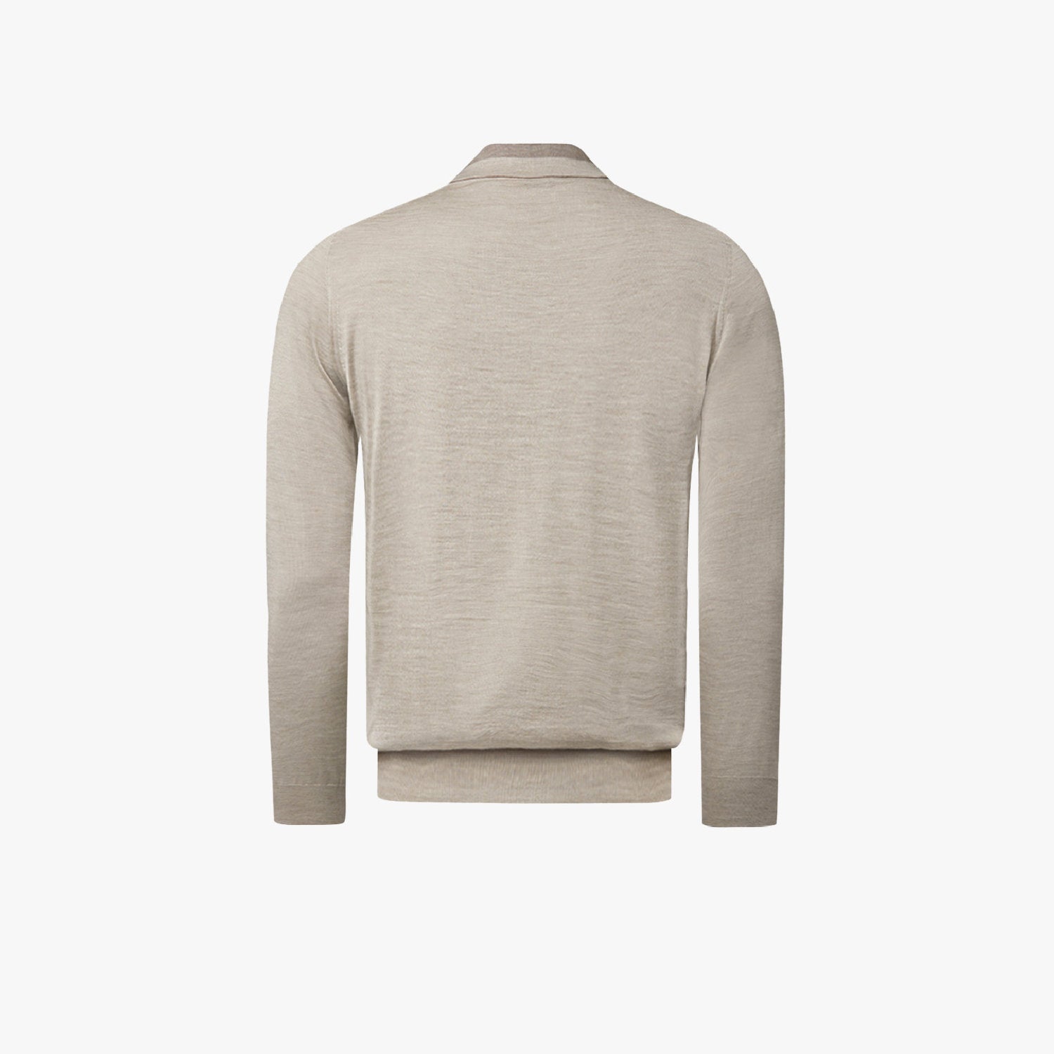 Pull à col zippé en cachemire - Beige