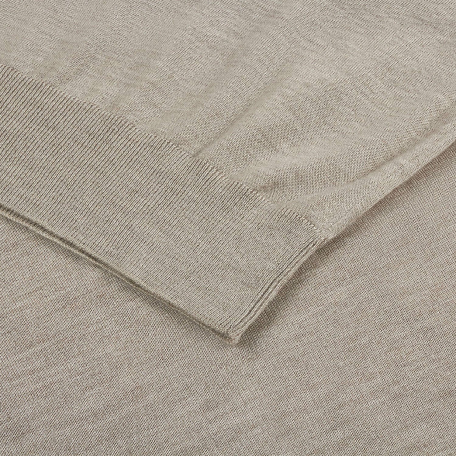 Pull à col zippé en cachemire - Beige