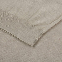 Pull à col zippé en cachemire - Beige