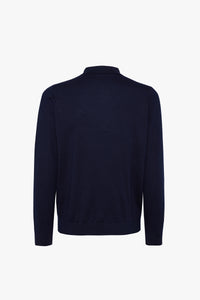 Pull zippé à bandes dégradées en cachemire - Bleu & Bleu