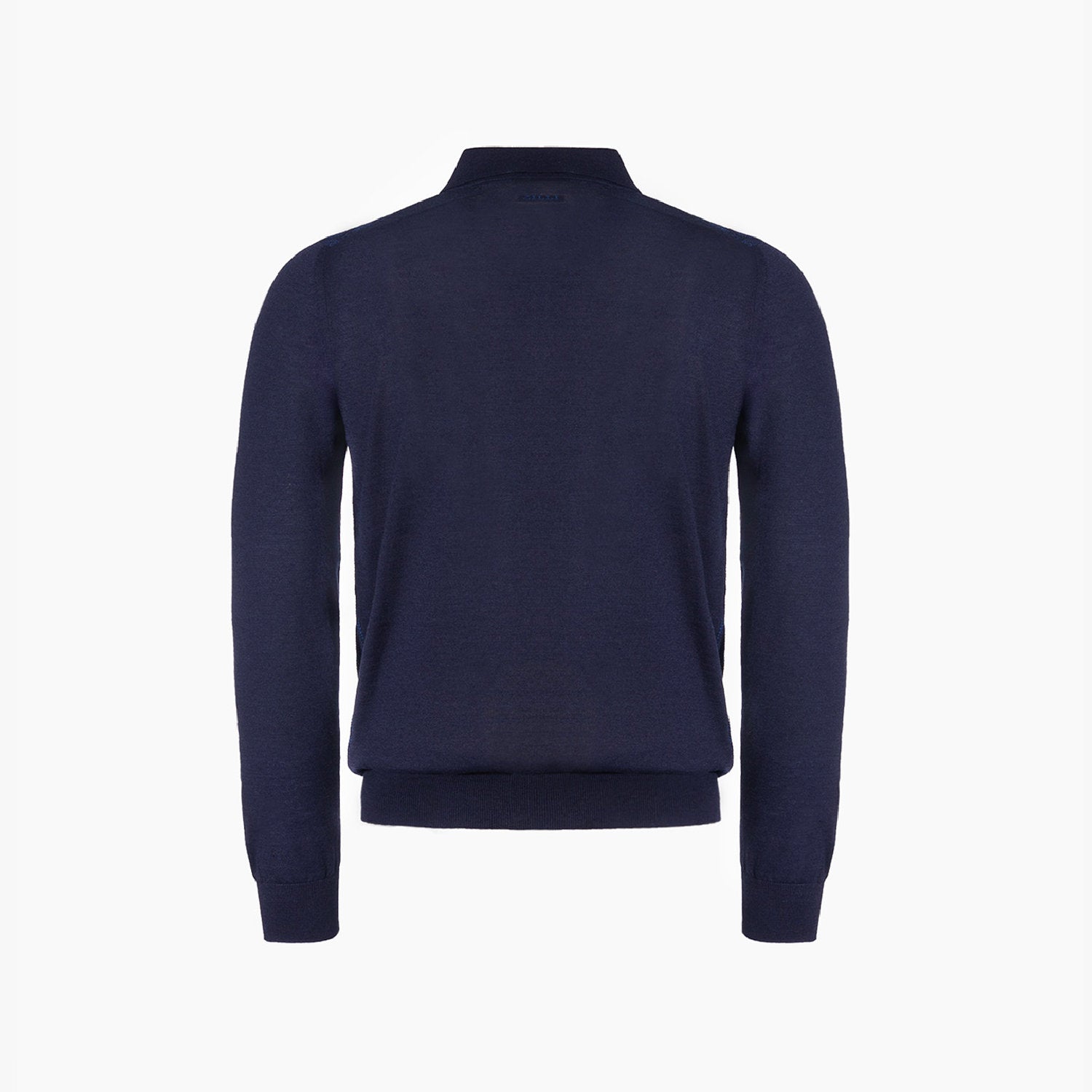 Polo à motif en cachemire - Bleu & Bleu