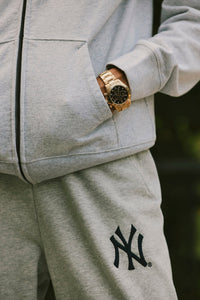 Yankees Serif printed sweatpants - Heather Gray
