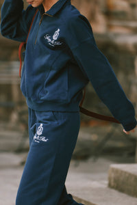 Pantalon de survêtement Vendome à broderie - Dark Navy