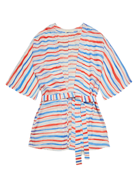 Kimono Court ceinturé - Stripes