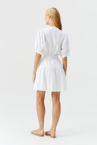 Robe Kinly boutonnée - White