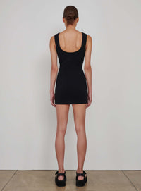 Mini robe en maille - Black