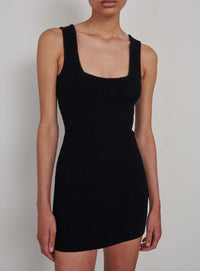 Mini robe en maille - Black