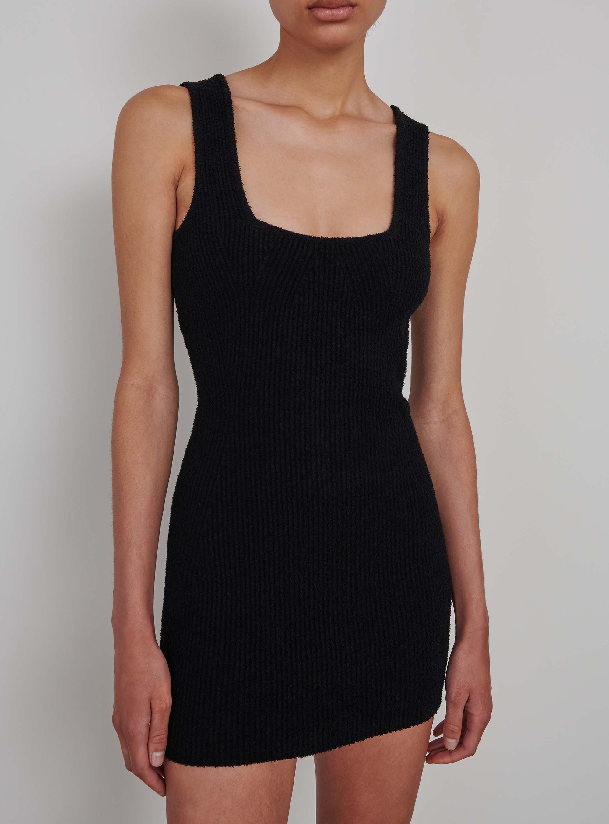 Mini robe en maille - Black