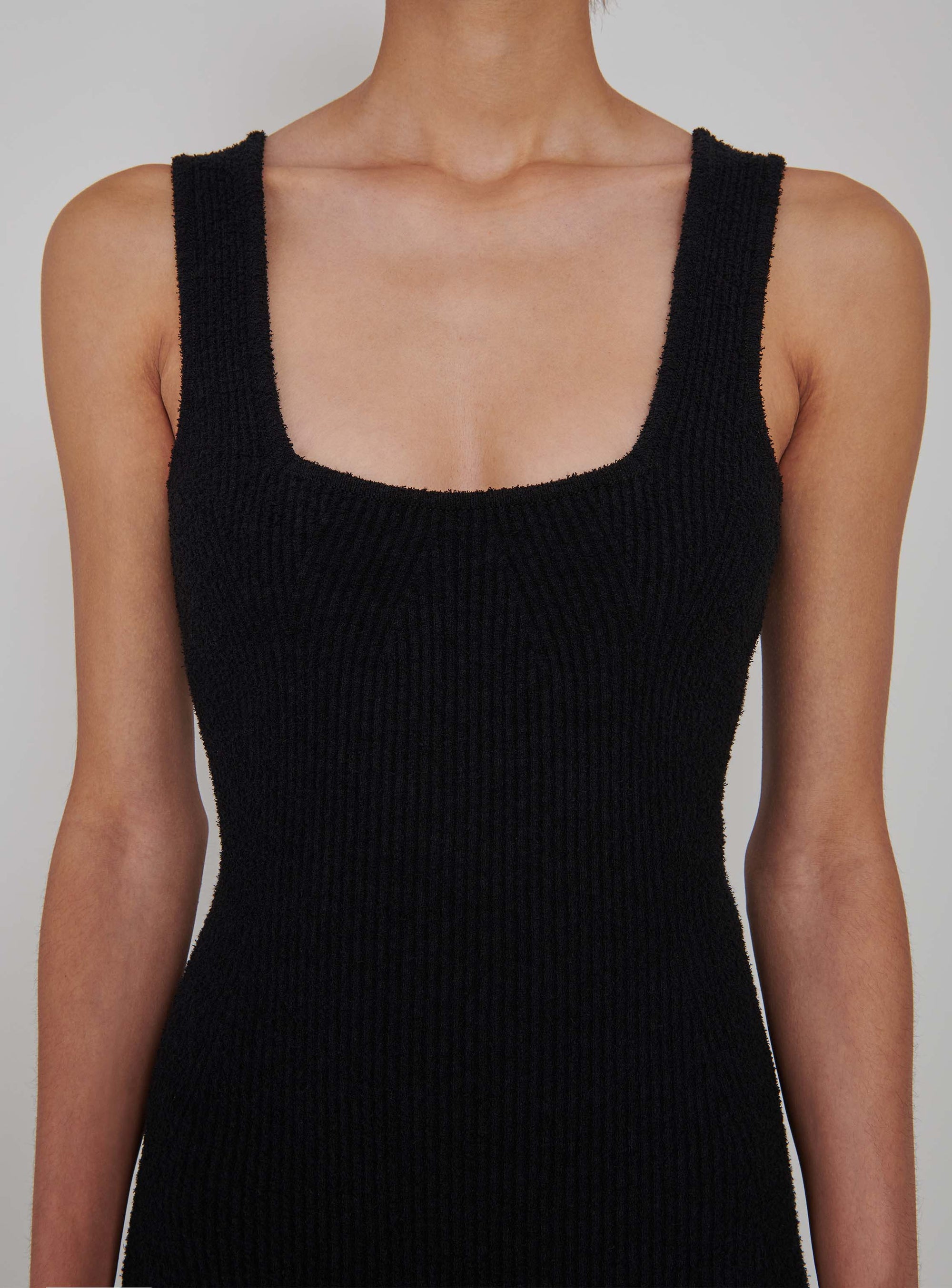 Mini robe en maille - Black