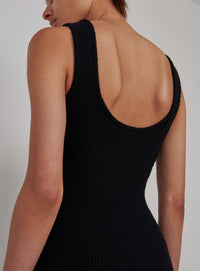 Mini robe en maille - Black