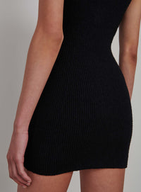 Mini robe en maille - Black