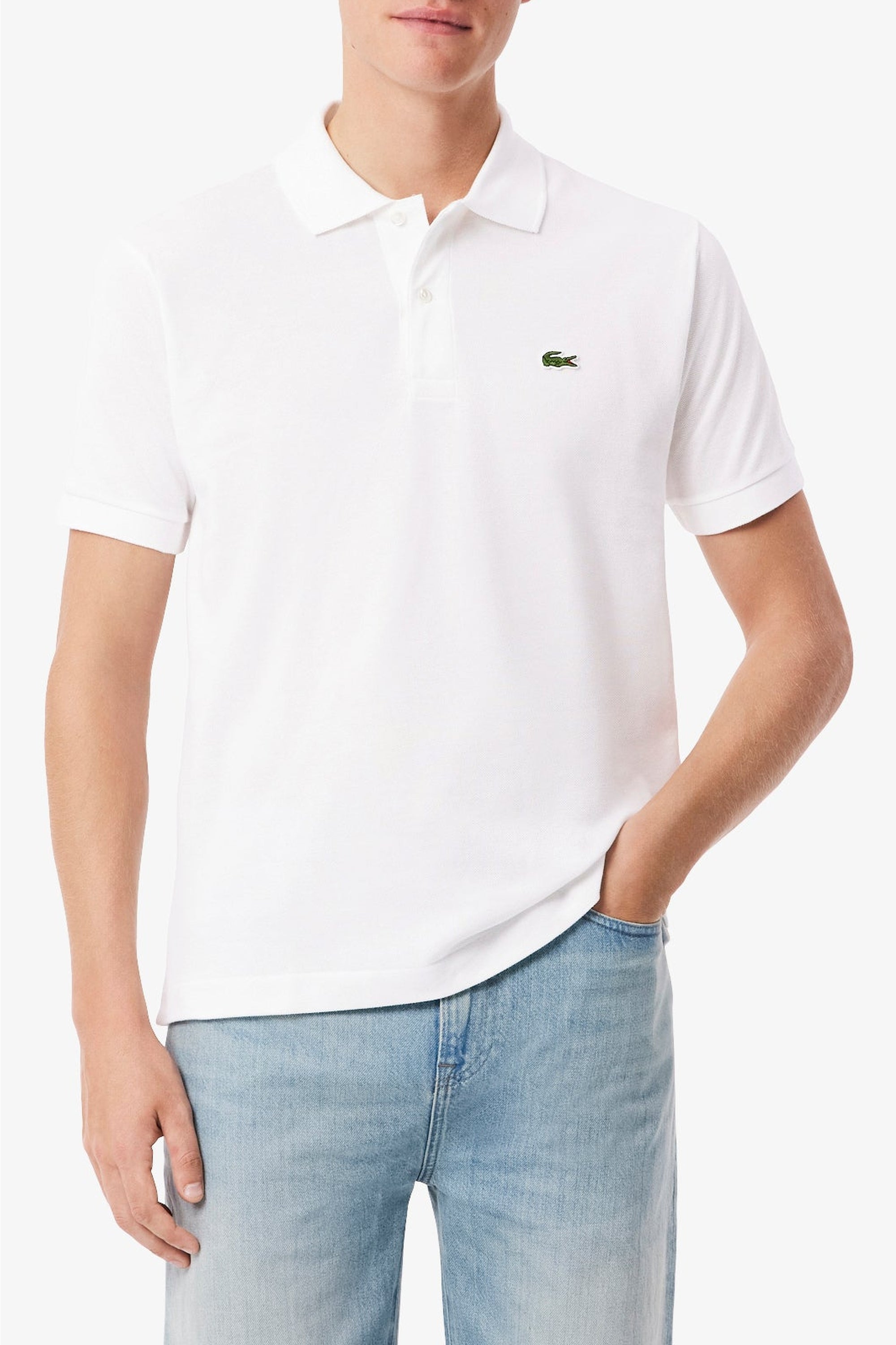 Polo L.12.12 en piqué - Blanc