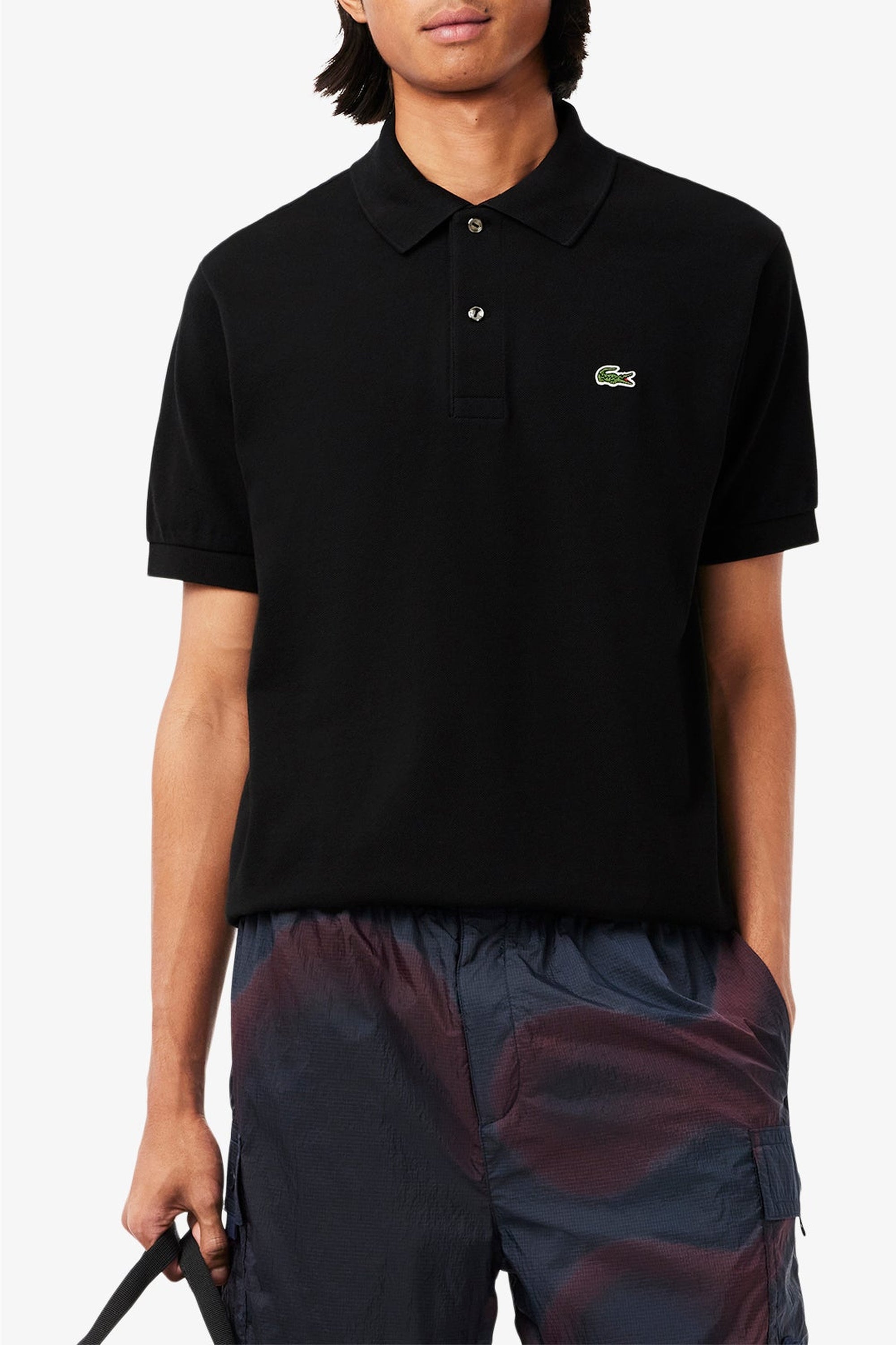 Polo L.12.12 en piqué - Noir