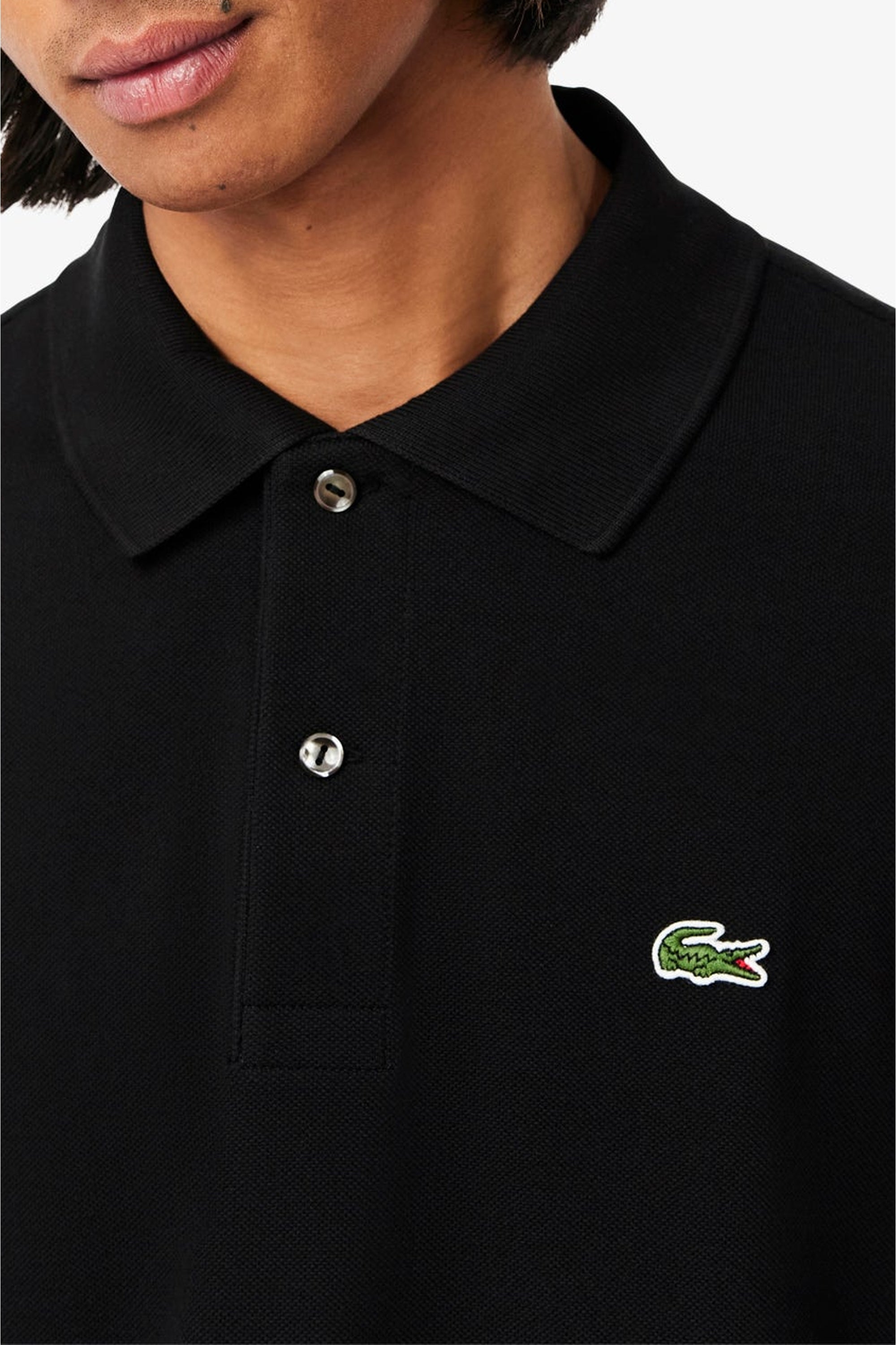 Polo L.12.12 en piqué - Noir