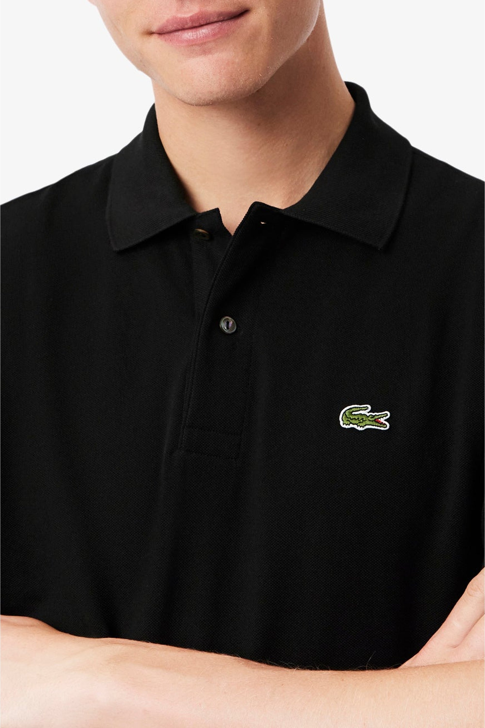 Polo L.12.12 en piqué - Noir