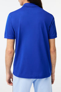 L.12.12 Piqué polo shirt - Cobalt