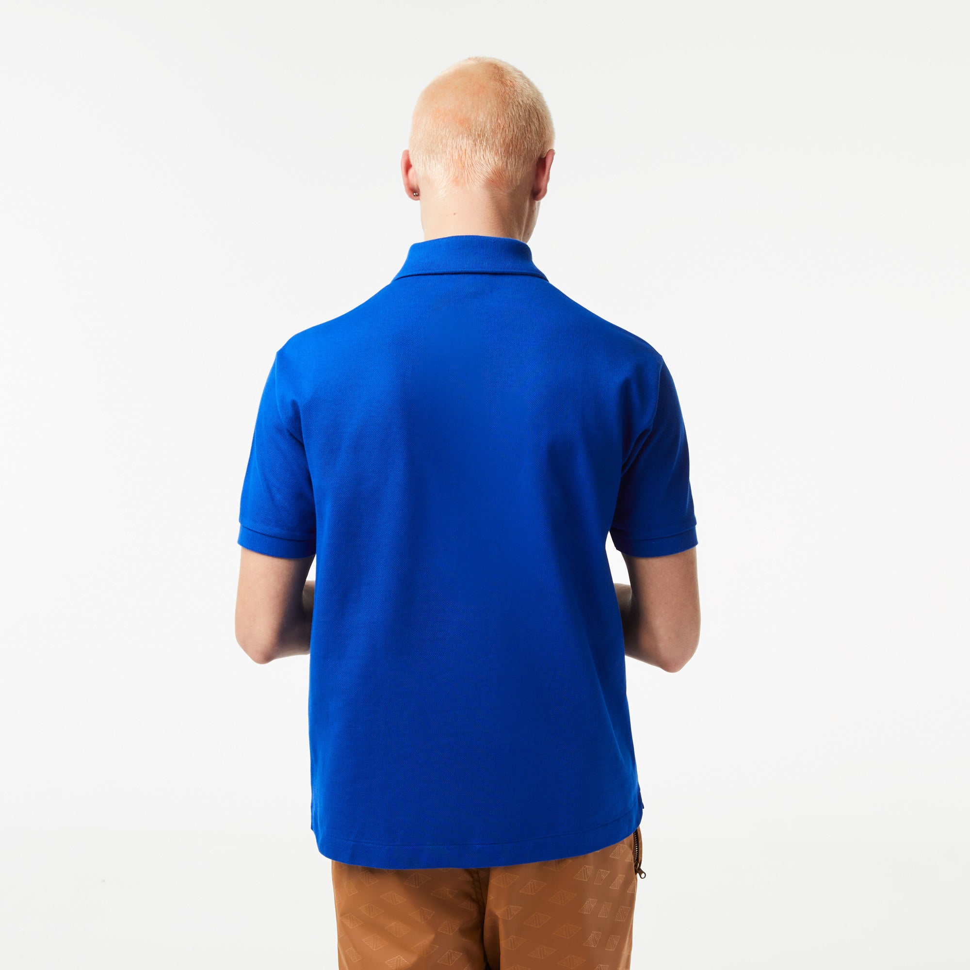 L.12.12 Piqué polo shirt - Cobalt