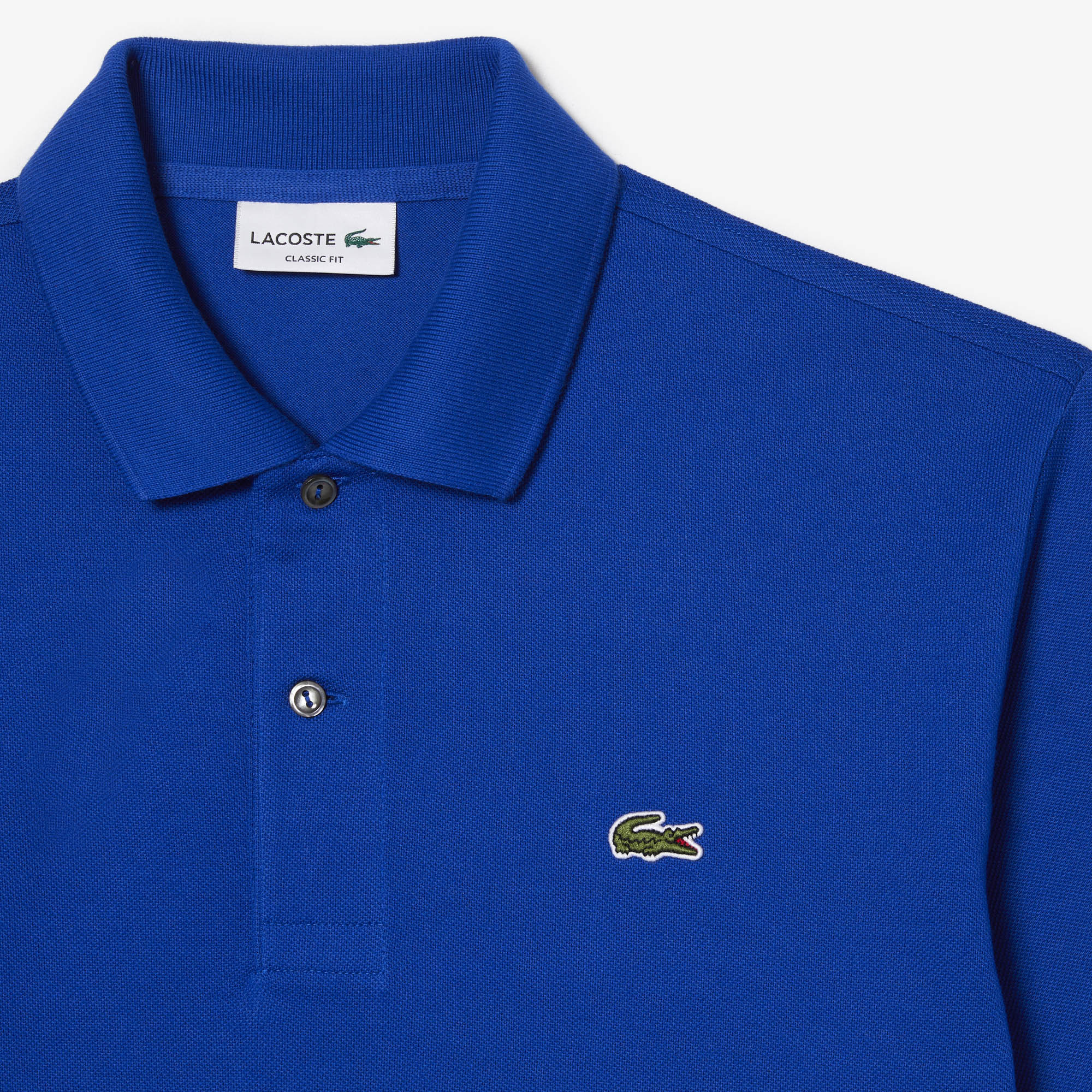 L.12.12 Piqué polo shirt - Cobalt