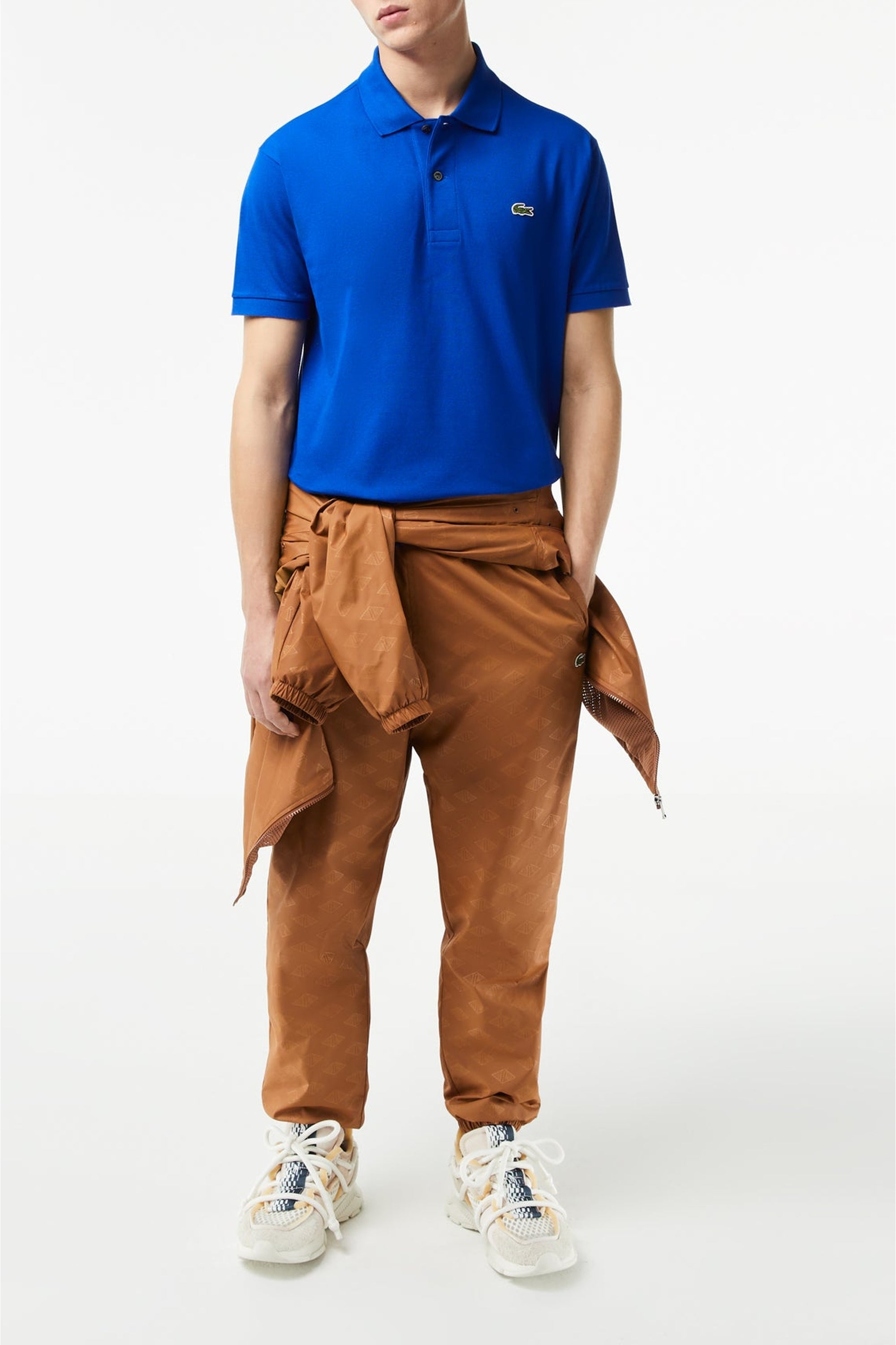 L.12.12 Piqué polo shirt - Cobalt
