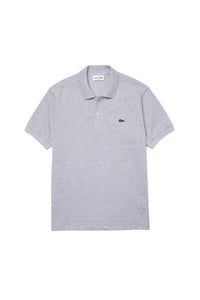 Polo L.12.12 chiné en piqué - Argent Chiné