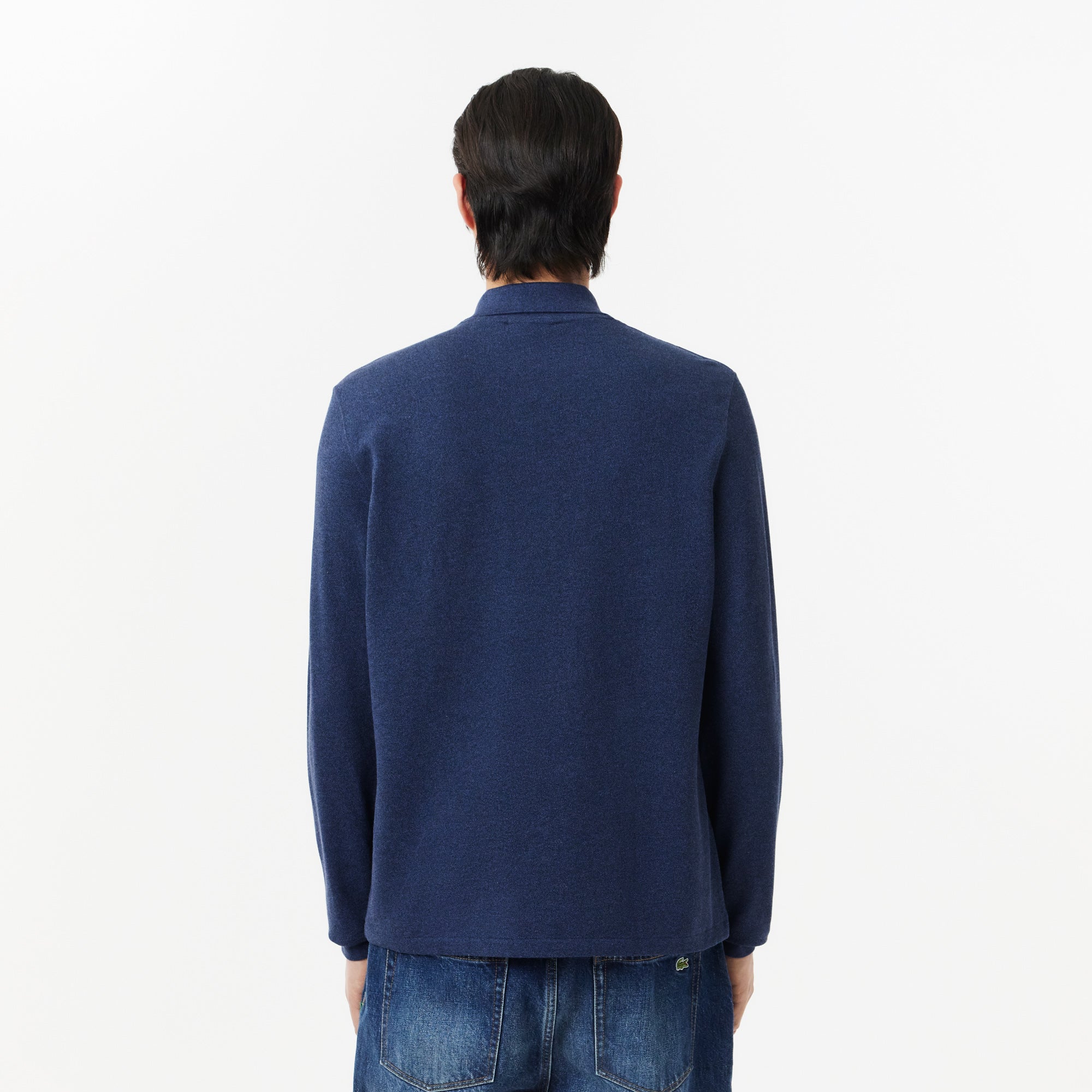 Best Polo à manches longues - Bleu Indigo Fonce